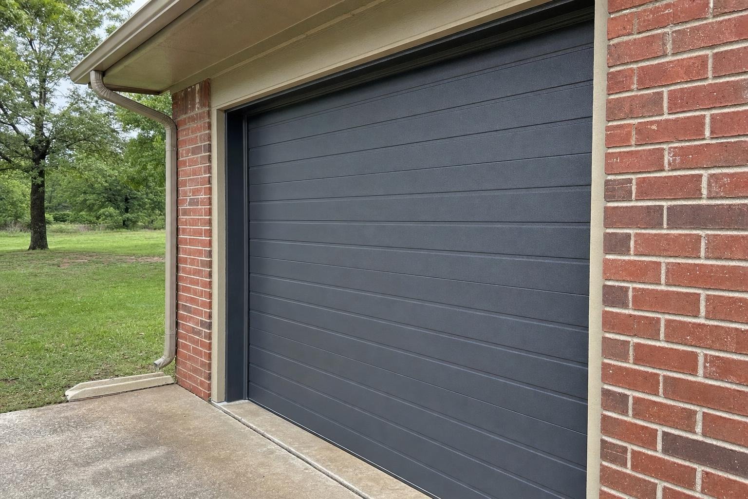 Illustrative image of garage door repair how it works work example