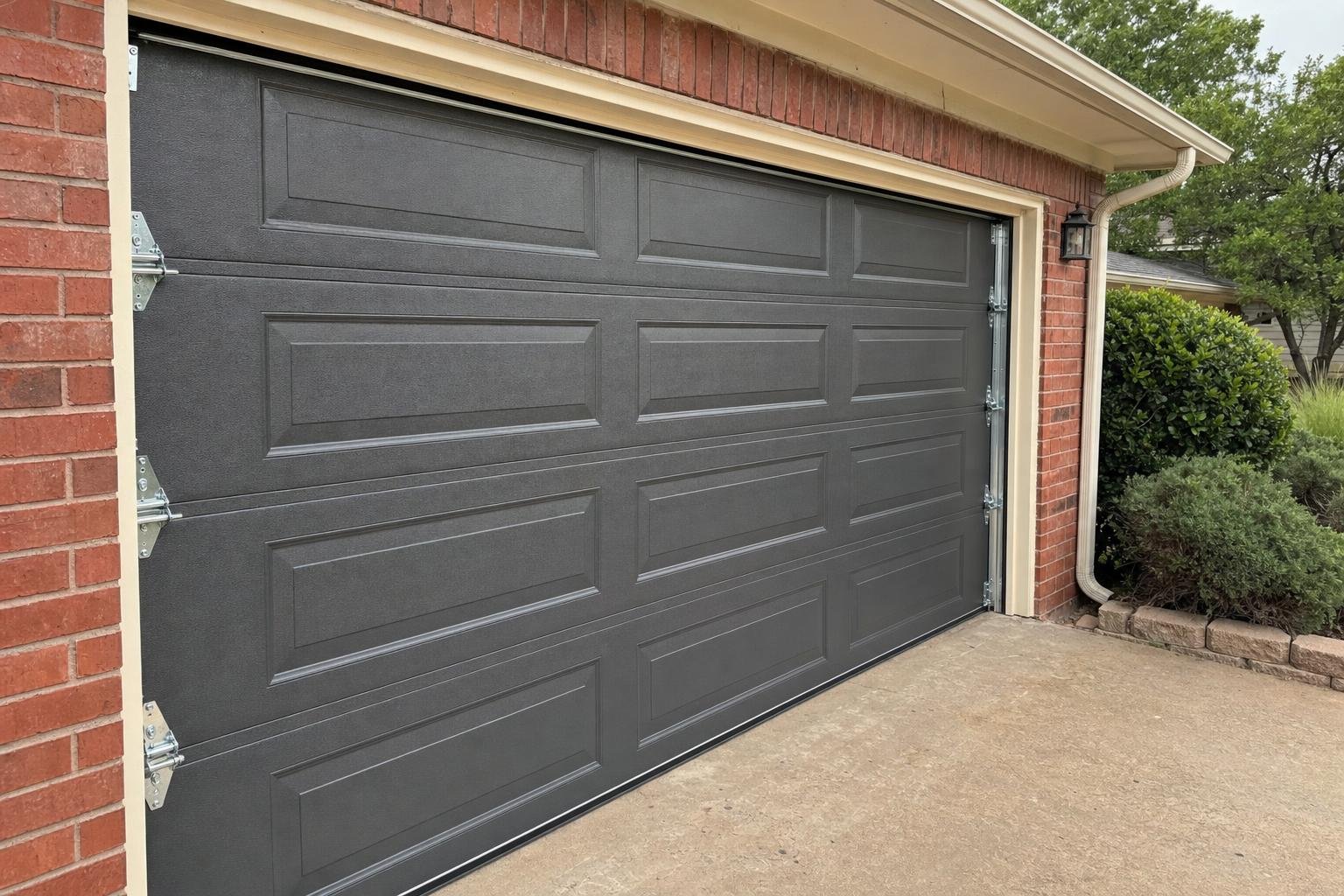 Illustration of illustrative image of garage door repair insurance work