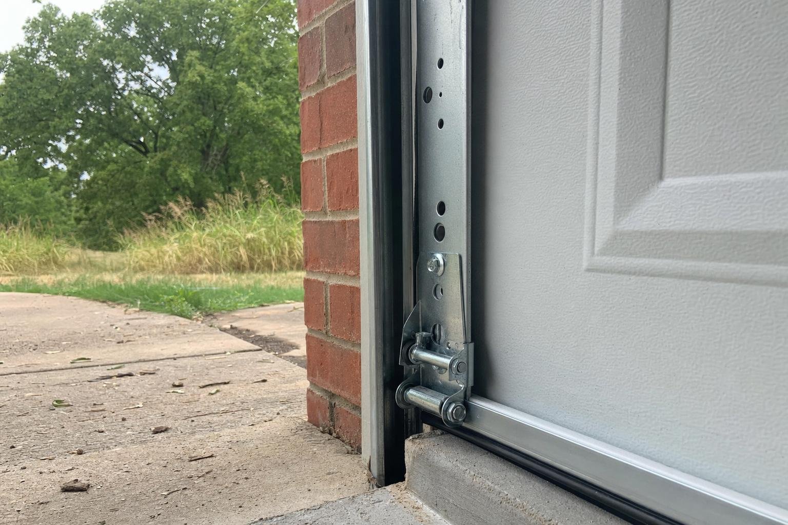 Illustrative image of garage door roller replacement work